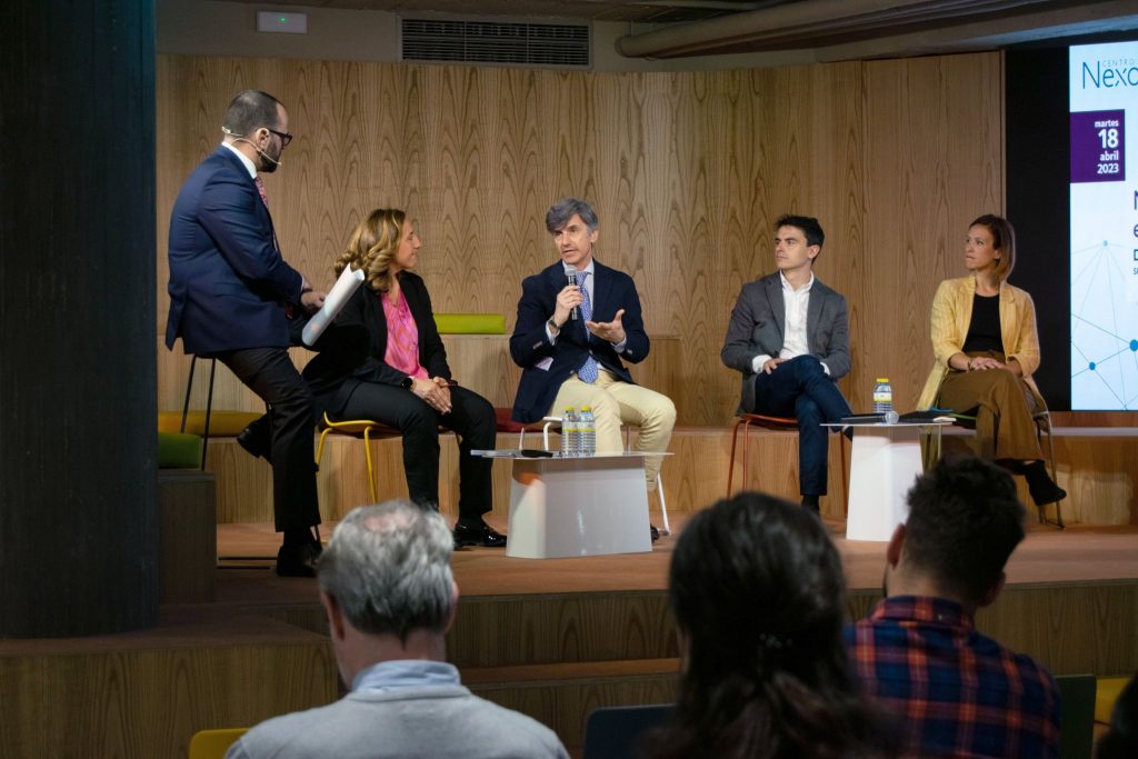 Uno de los momentos del debate en torno a la nueva Ley de Startups organizado por Fundación Caja de Burgos a través de los encuentros empresariales neXworking